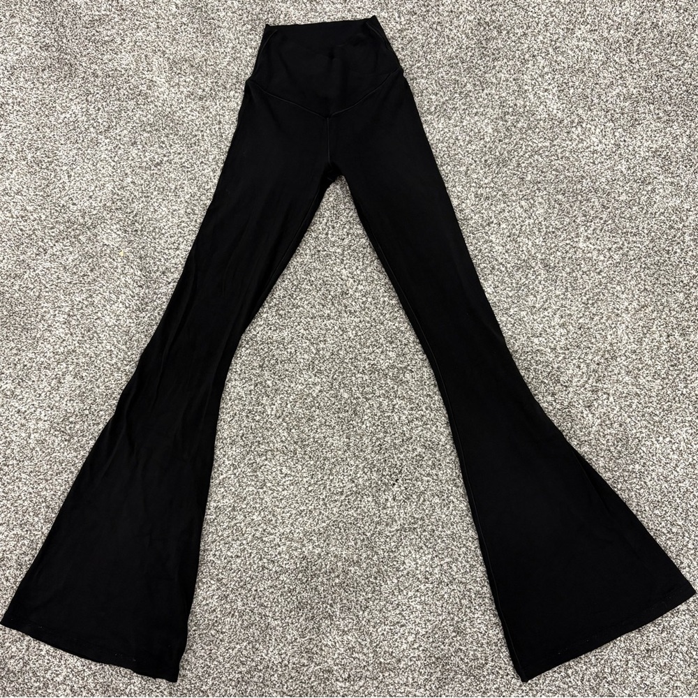 Aerie OFFLINE Real Me High Waisted Flare Leggings Black XS
